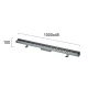 LED Γραμμικό Wall Washer Αλουμινίου Σε Ανθρακί L:1000 IP66 Marvel VIOKEF