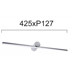 Φωτιστικό Μπάνιου Απλίκα 10W Χρώμιο L:400 Rocco VIOKEF