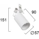 Σποτ Οροφής Χωνευτό Σε Λευκό 1X GU10 13W MAX STAGE VIOKEF