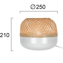 Φωτιστικό Επιτραπέζιο 1xE27 Saline - Viokef