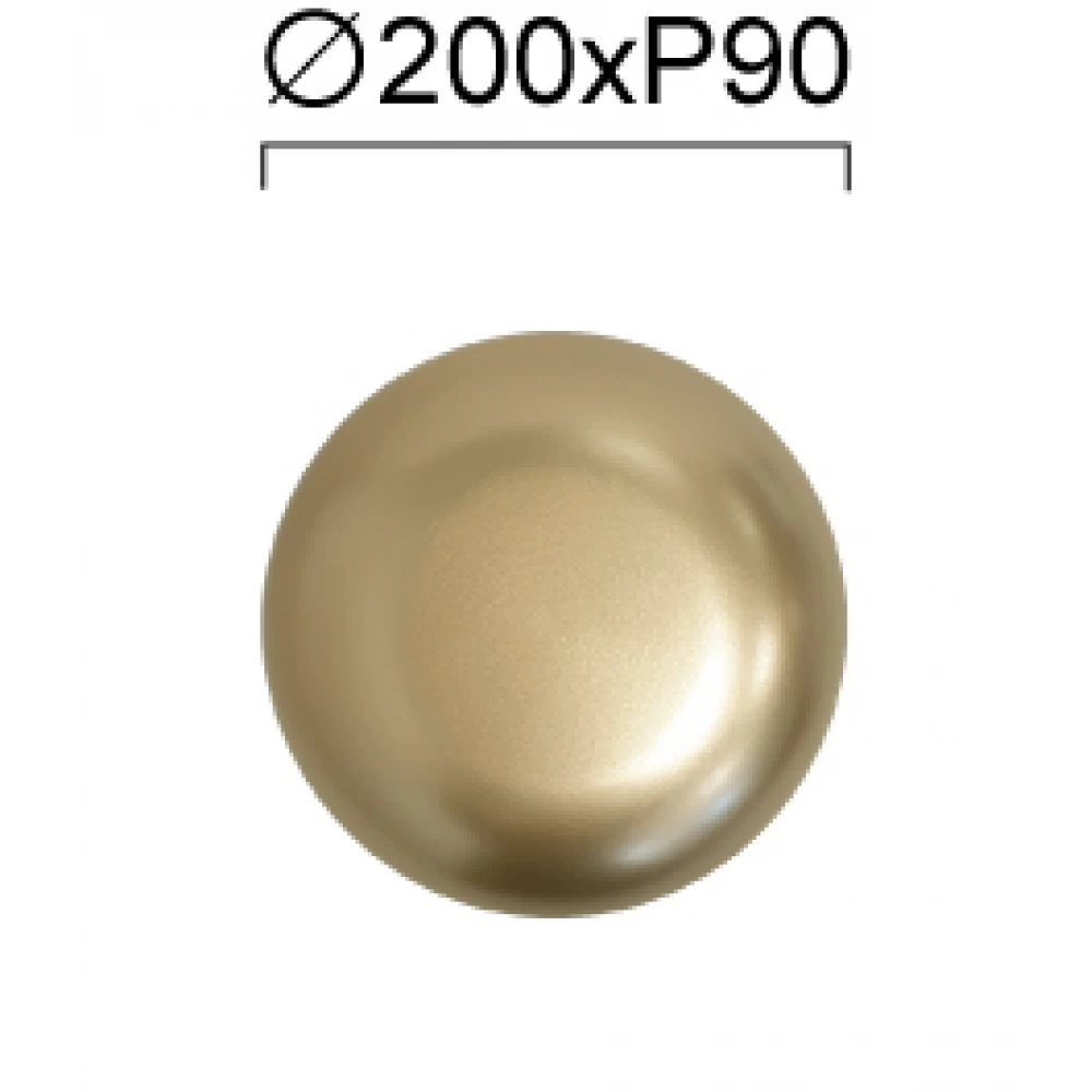 Φωτιστικό Τοίχου Χρυσό Alinta 10W 3000K Viokef