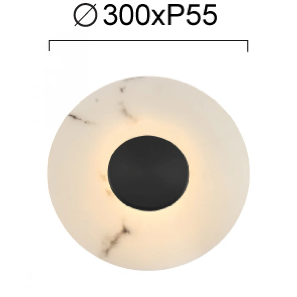 Φωτιστικό Τοίχου Gun Metal Allison 9W Viokef