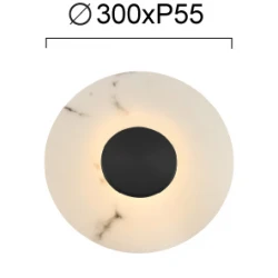 Φωτιστικό Τοίχου Gun Metal Allison 9W Viokef