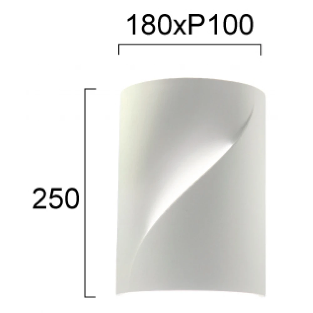 LED Απλίκα Σε Λευκή Αποχρώση  2 x Max10W Ε14 IP20 Blanc - Viokef