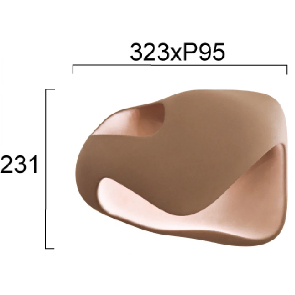 Φωτιστικό Τοίχου Από Τσιμέντο LED 1 x Max 8W G9 Terracotta Debby - Viokef