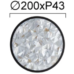 Φωτιστικό Τοίχου Μαύρο Doretta 8W 3000K Viokef