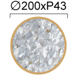 Φωτιστικό Τοίχου Χρυσό Doretta 8W 3000K Viokef