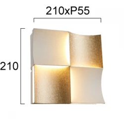 Φωτιστικό απλίκα τοίχου L:210 Ariella 24W 3000K Viokef