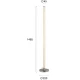 LED Φωτιστικό Δαπέδου Sorrento 40W 3000K - Viokef