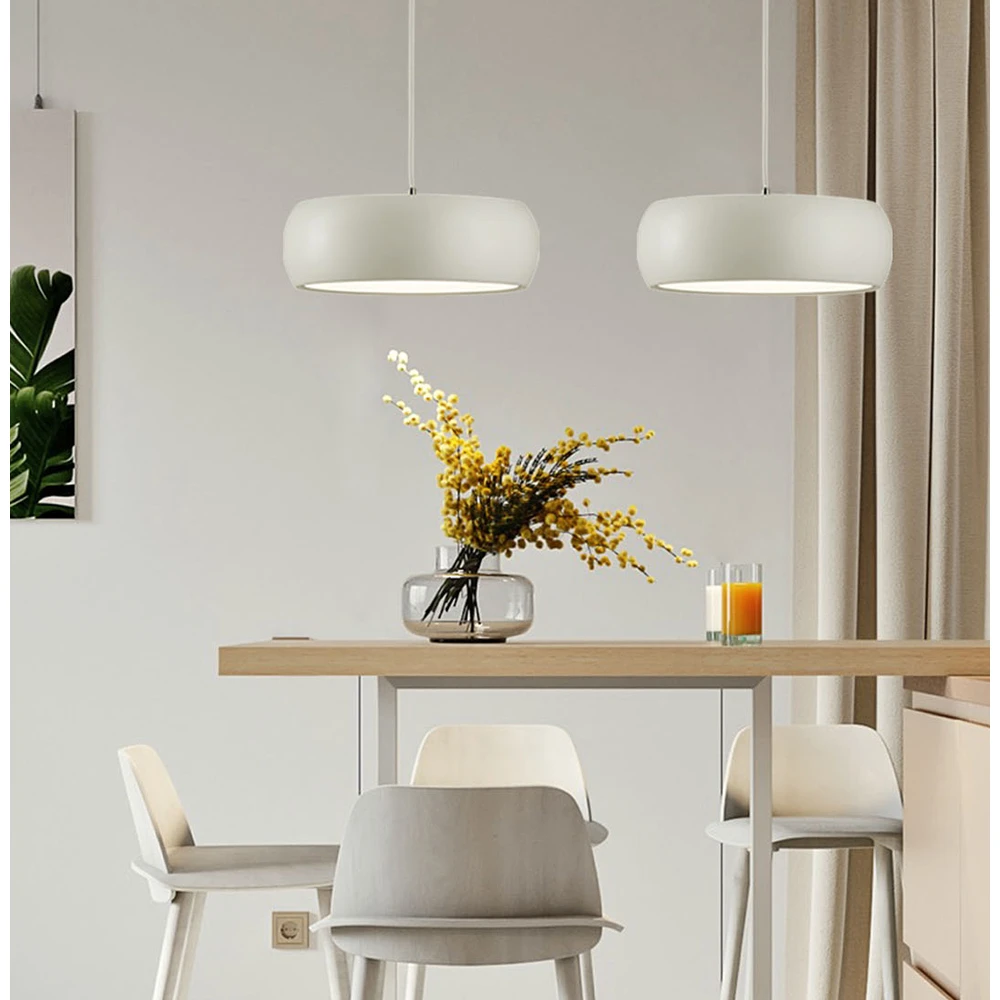 LED Κρεμαστό Φωτιστικό Σε Λευκό Χρώμα 24W 2400Lm 3000K SALI - Viokef