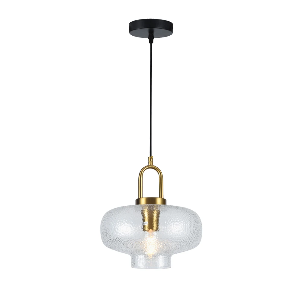 LED Κρεμαστό Φωτιστικό Μονόφωτο Διάφανο D:260 Oslo - Viokef