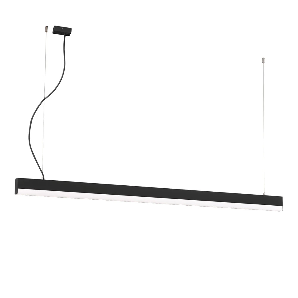 Κρεμαστό Γραμμικό Φωτιστικό Με LED 40W Σε Μαύρο Χρώμα Aria VIOKEF