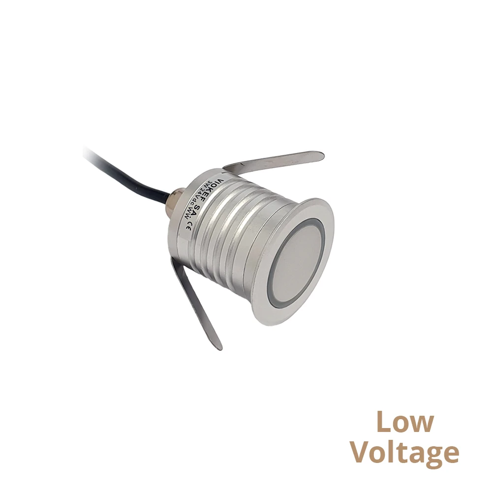 LED Χωνευτό Φωτιστικό Οροφής Ασημί - 3W 195Lm Mabel VIOKEF