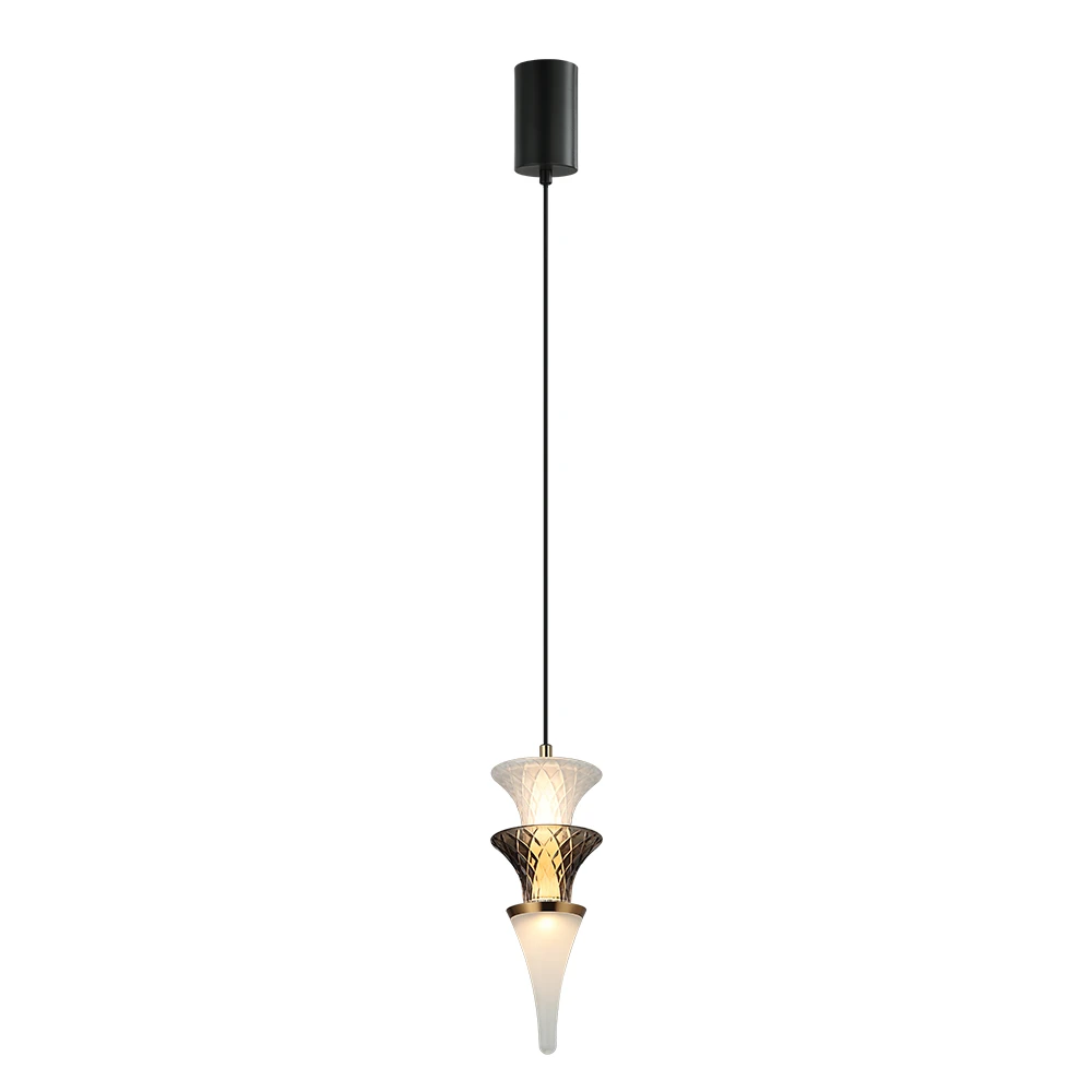 LED Κρεμαστό Φωτιστικό Μονόφωτο 7W h:295 Venera - Viokef