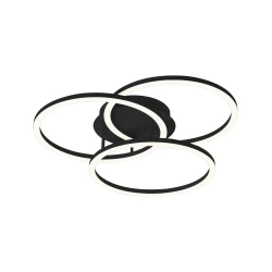 LED Φωτιστικό Οροφής 3/Φωτο Μαύρο 40W Livia