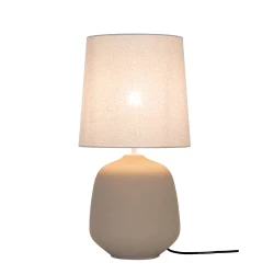 Επιτραπέζιο Φωτιστικό Σε Μπεζ Χρώμα E27 Brona VIOKEF