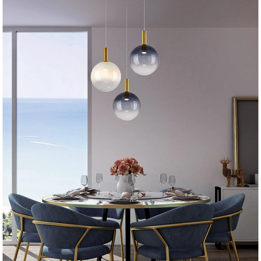 LED Κρεμαστό Φωτιστικό Μονόφωτο Λευκό 4W Fosca  - Viokef
