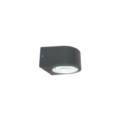 LED Απλίκα Αλουμινίου Ανθρακί 7W IP54 Mavenna Viokef