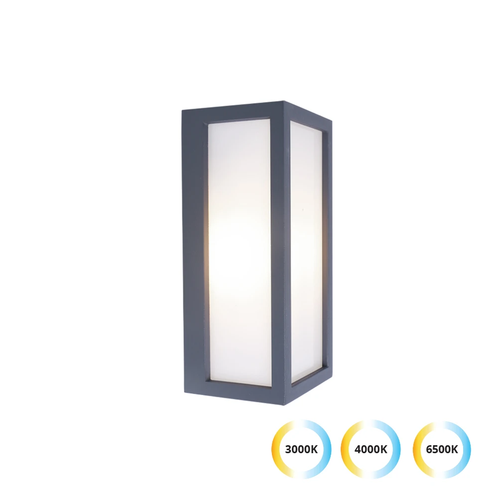 LED Απλίκα Εξωτερικού Χώρου Ανθρακί 10W IP54 Sonder - VIOKEF