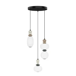 Κρεμαστό Φωτιστικό LED 19W 3/Φωτο Gemma - Viokef