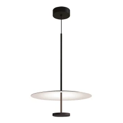 LED Κρεμαστό Μονόφωτο Φωτιστικό Μεταλλικό Λευκό-Μαύρο 13W Ross - Viokef