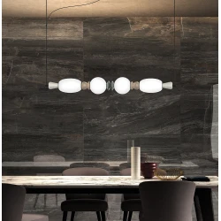 Κρεμαστό Φωτιστικό Ράγα Gemma 27W 3000K Viokef