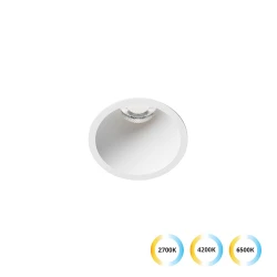 Σποτ Χωνευτό Λευκό D:72 with CCT switch Triac Dim Dylan VIOKEF