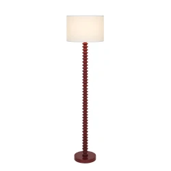 Φωτιστικό Δαπέδου 1xE27 Μπορντό Viridi - Viokef