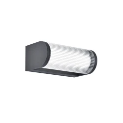LED Φωτιστικό Τοίχου Εξωτερικού Χώρου 12W IP65 Ανθρακί Monaco - VIOKEF