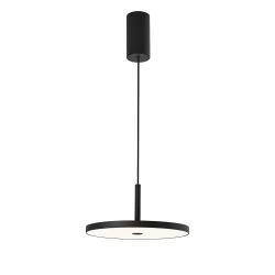 Κρεμαστό Φωτιστικό Μονόφωτο Μαύρο Demy 19W 3000K - VIOKEF