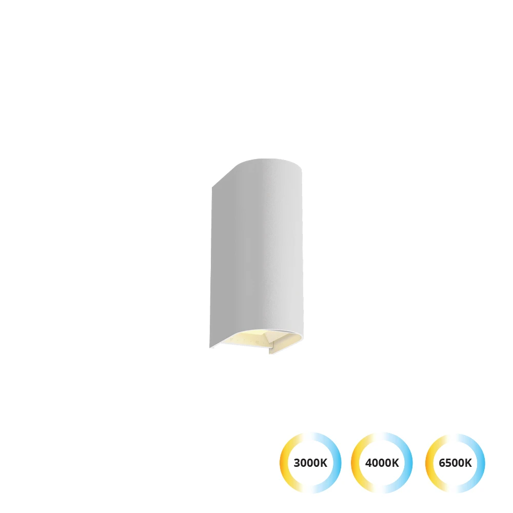 Φωτιστικό Τοίχου Λευκό 10W IP65 Azores - Viokef