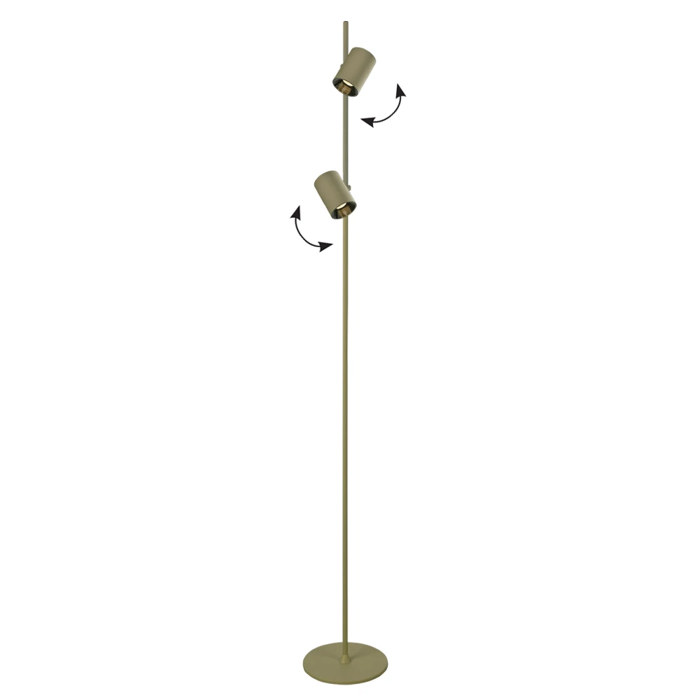 LED Φωτιστικό Δαπέδου 13W Dimmable Λαδί Melina - Viokef