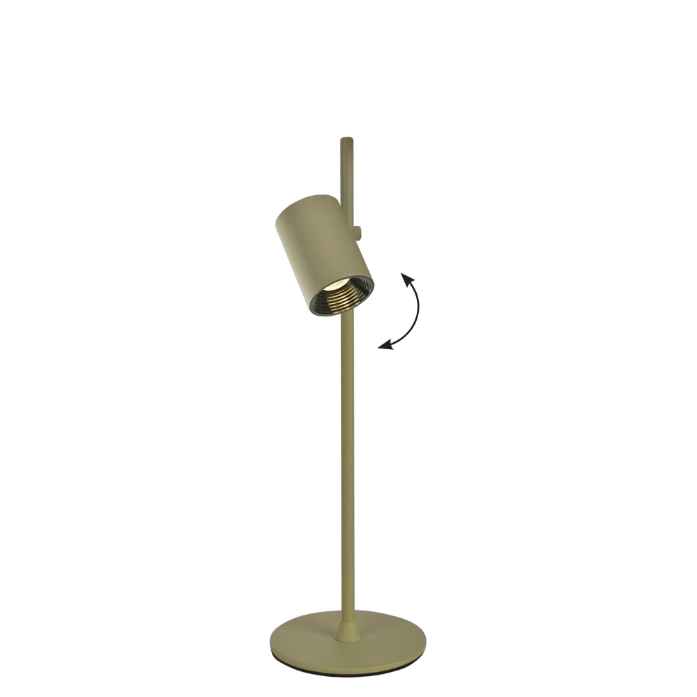 LED Φωτιστικό Επιτραπέζιο Λαδί Melina Dimmable 8W Viokef