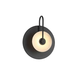 Φωτιστικό απλίκα τοίχου Μαύρο Samira 6W 3000K Viokef