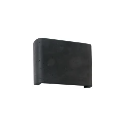 LED Φωτιστικό Τοίχου Από Τσιμέντο Μαύρο 7W IP65 CRI 94 Adalin - Viokef