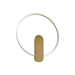 Φωτιστικό απλίκα τοίχου σε χρυσό χρώμα Zaklin Viokef