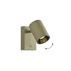 LED Φωτιστικό Τοίχου Λαδί 8W 3000K Melina VIOKEF