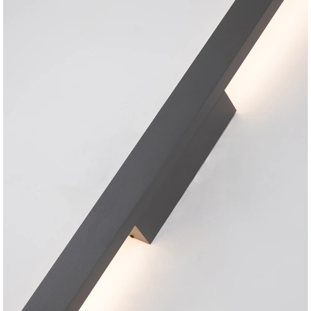 LED Φωτιστικό Τοίχου Εξωτερικού Χώρου H:1010 18W IP65 Ανθρακί Toscana - VIOKEF