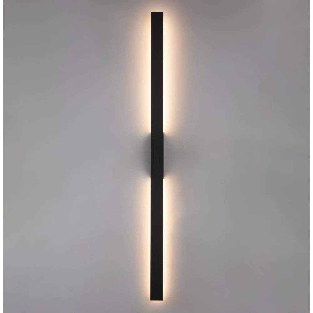 LED Φωτιστικό Τοίχου Εξωτερικού Χώρου H:1010 18W IP65 Ανθρακί Toscana - VIOKEF