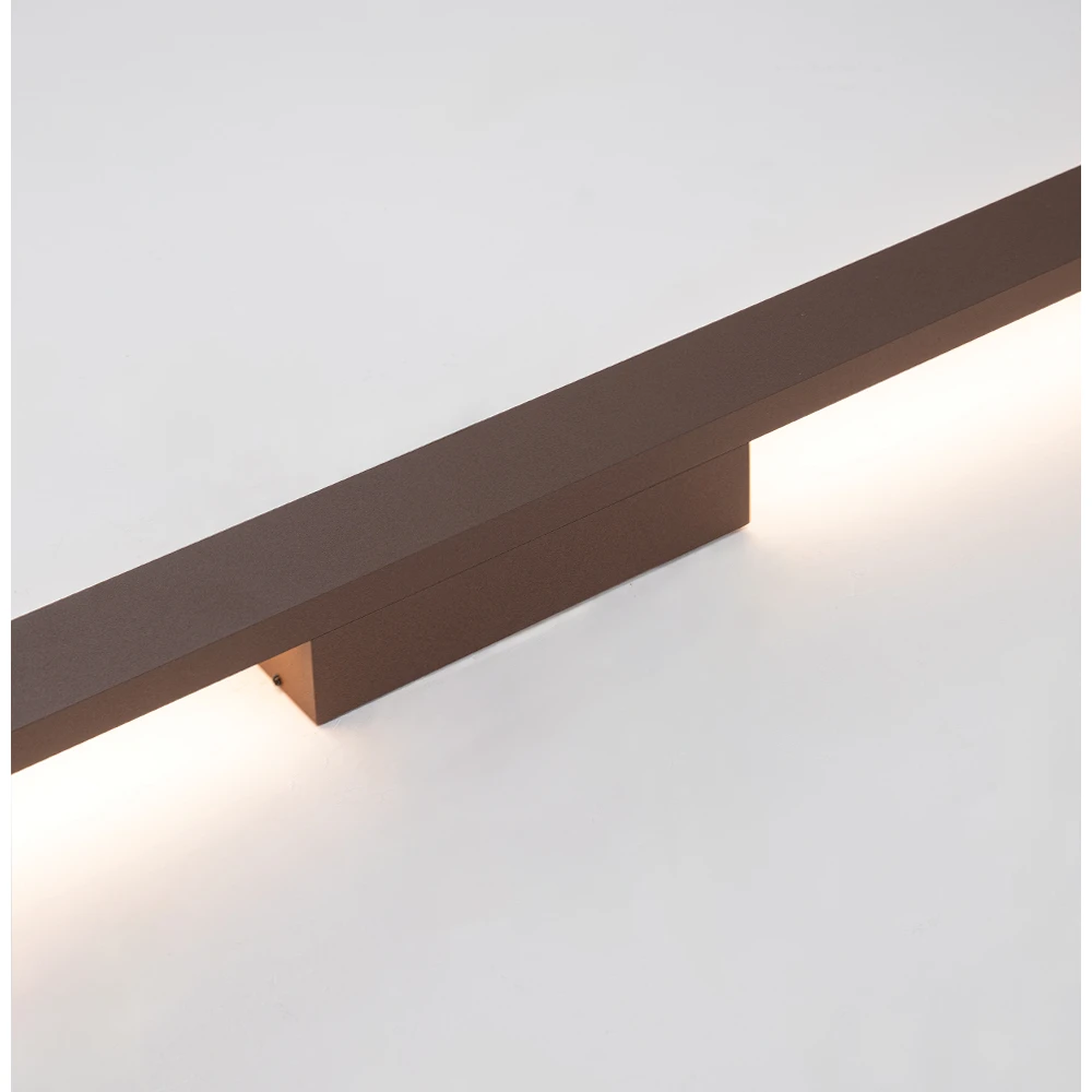LED Φωτιστικό Τοίχου Εξωτερικού Χώρου H:1010 18W IP65 Καφέ Toscana - VIOKEF