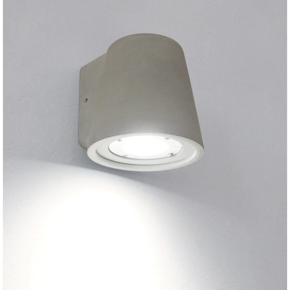 Επιτοίχιο Εξωτερικό Σποτ GU10 IP65 Γκρι IP65 Kiara Viokef