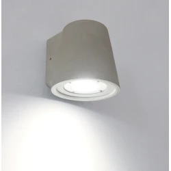 Επιτοίχιο Εξωτερικό Σποτ GU10 IP65 Γκρι IP65 Kiara Viokef