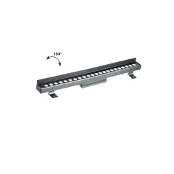 LED Γραμμικό Wall Washer Αλουμινίου Σε Ανθρακί L:600 IP66 Marvel VIOKEF