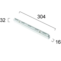Τροφοδοτικό Λευκής Slim Μαγνητικής Ράγας On-rail 48VDC, 150W VIOKEF