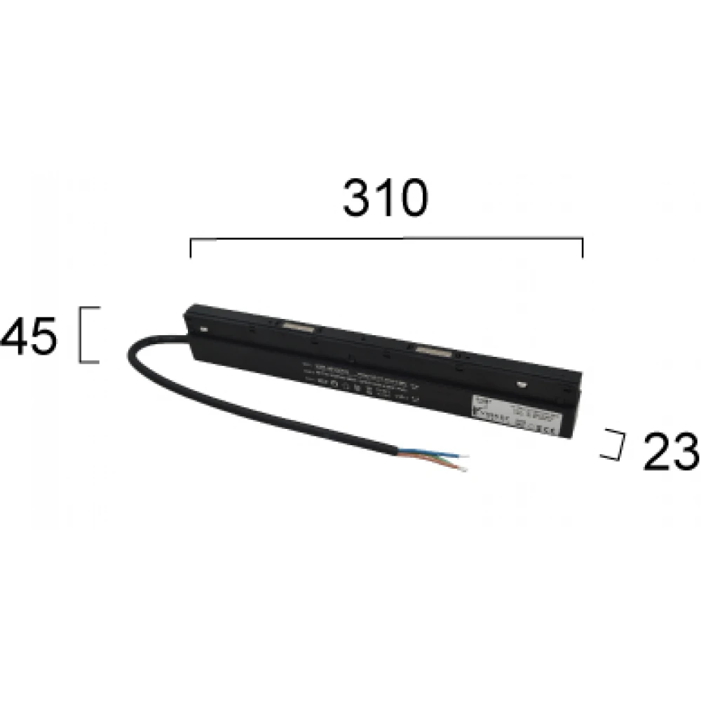 Τροφοδοτικό Μαγνητικής Ράγας On-rail 48VDC, 300W - Viokef