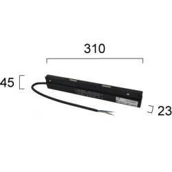 Τροφοδοτικό Μαγνητικής Ράγας On-rail 48VDC, 300W - Viokef