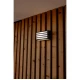 ZEBRA Wall Dark Grey  Architectural Modern Diffuse Light LUTEC