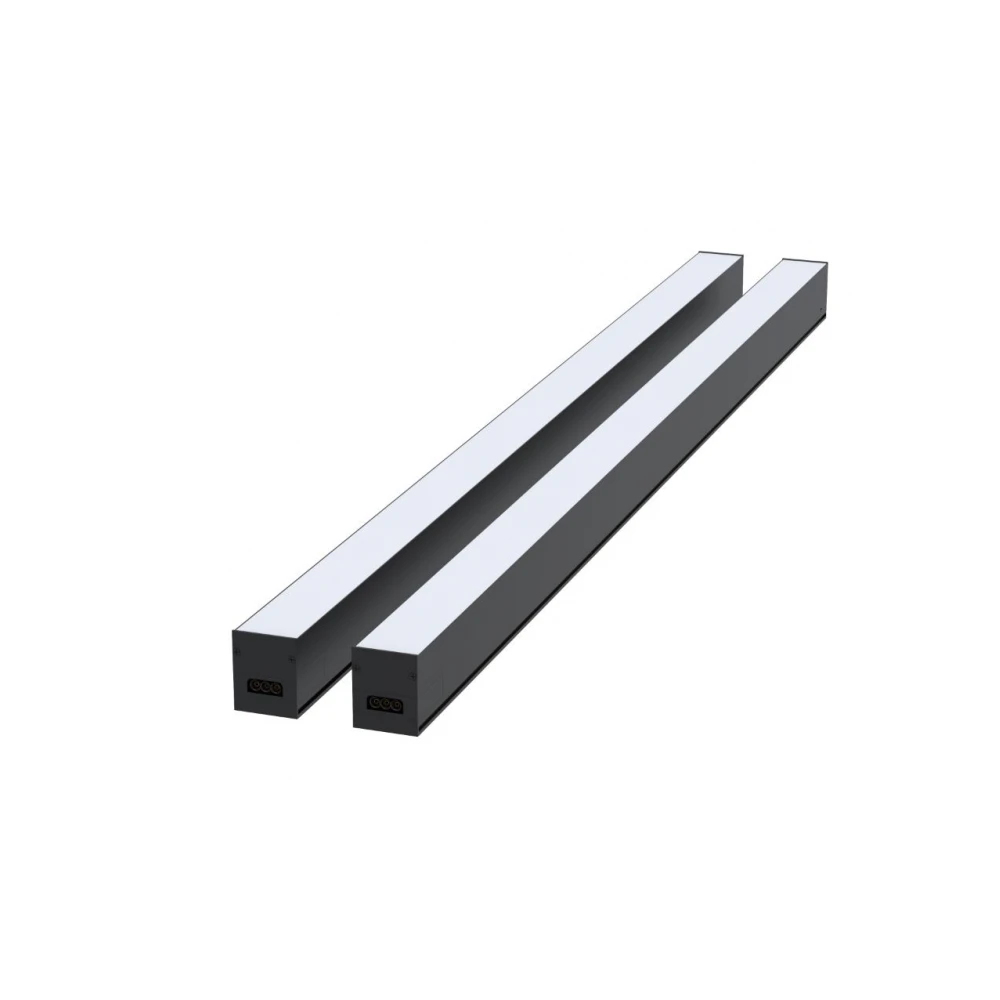 MODULAR ΓΡΑΜΜΙΚΟ ΦΩΤΙΣΤΙΚΟ LED 1200x6.1x5.0 40W 3CCT (3000/4000/6500 K) 4800lm AC170-265V AΛΟΥΜΙΝΙΟΥ ΜΑΥΡΟ UNIVERSE