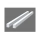 MODULAR ΓΡΑΜΜΙΚΟ ΦΩΤΙΣΤΙΚΟ LED 600x6.1x5.0 20W 3CCT (3000/4000/6500 K) 2400lm AC170-265V AΛΟΥΜΙΝΙΟΥ ΛΕΥΚΟ UNIVERSE