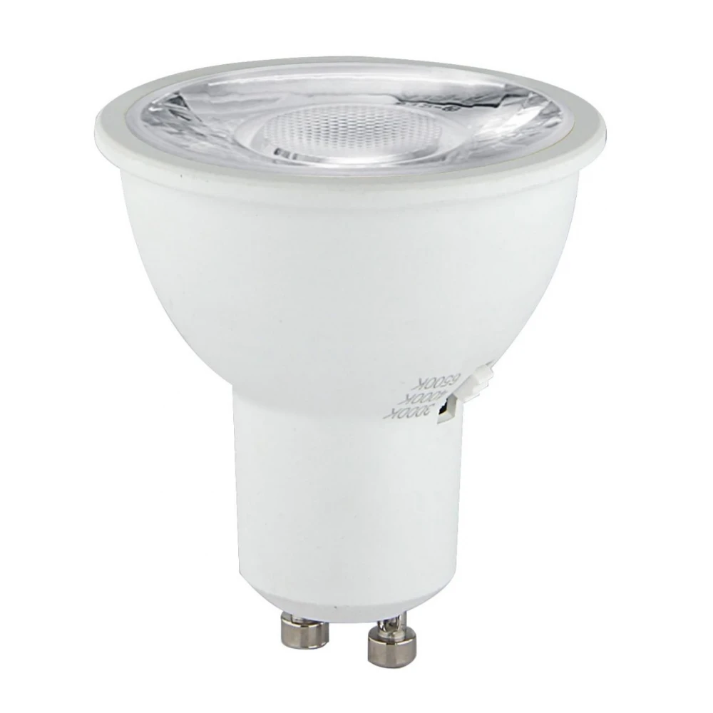 ΛΑΜΠΑ LED SMD MR16 GU10 6W 3CCT 3000K-4000K-6000K 220-240V 38° 600lm UNIVERSE
